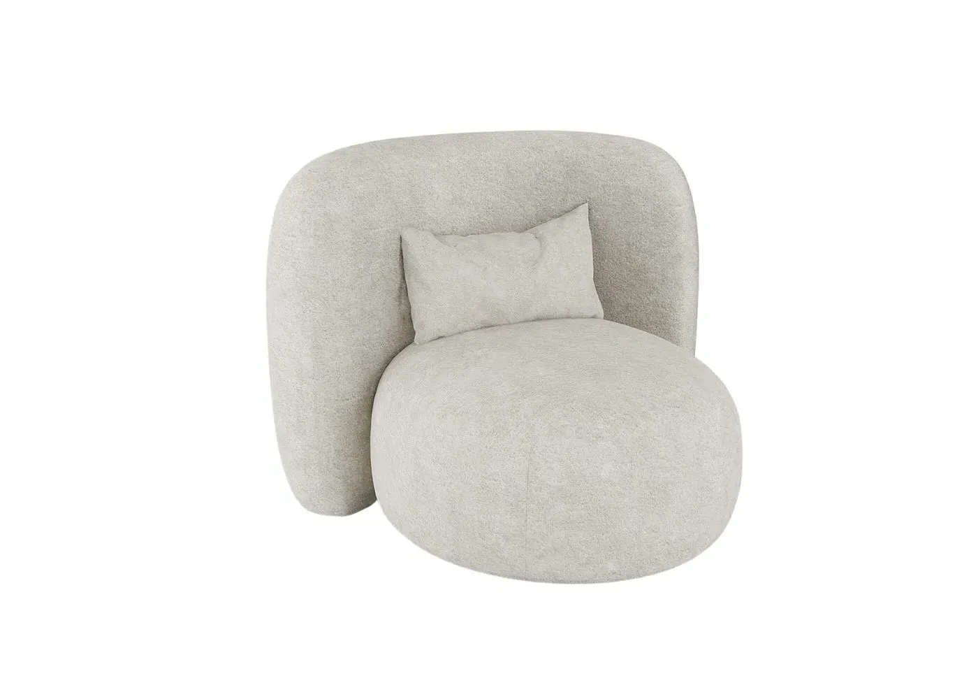 Mollis Lounge Chair - Cream image