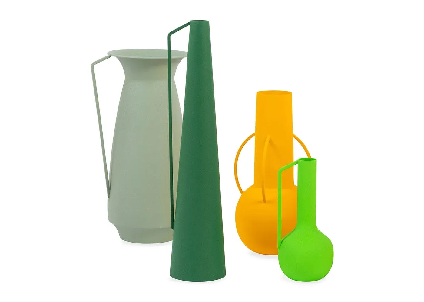 4-Piece Roman Vase Set - Green image