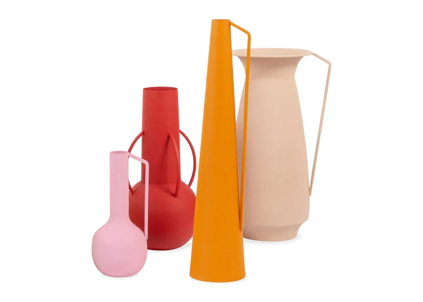 4-Piece Roman Vase Set - Sunset