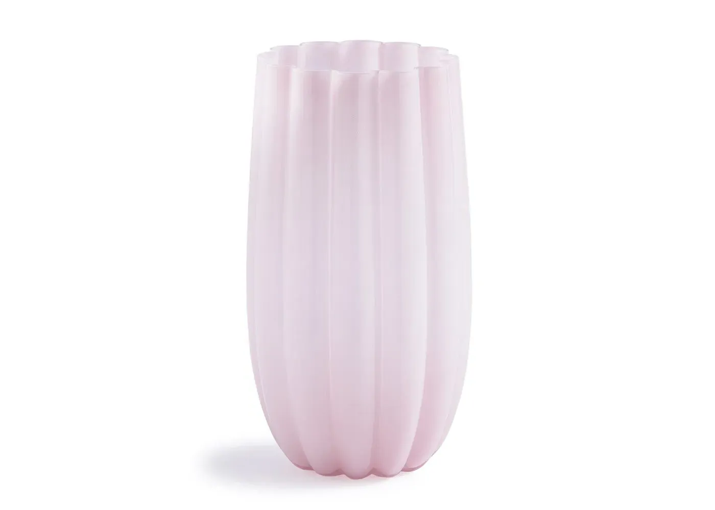 Large Melon Vase - Light Pink, Ceramic image