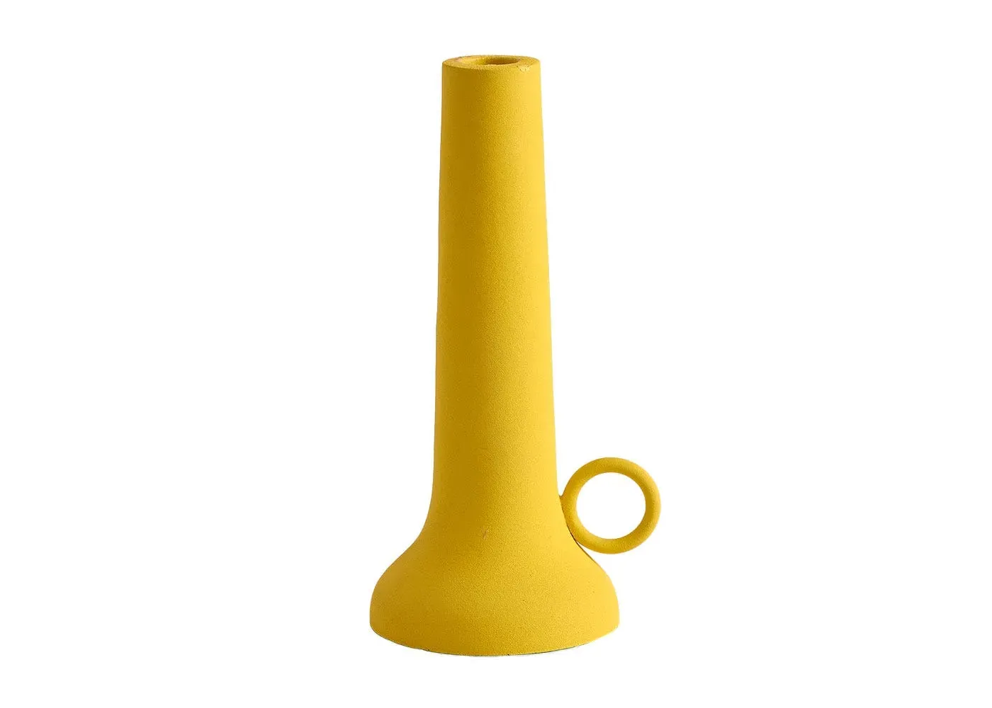 Small Candle Holder - Yellow