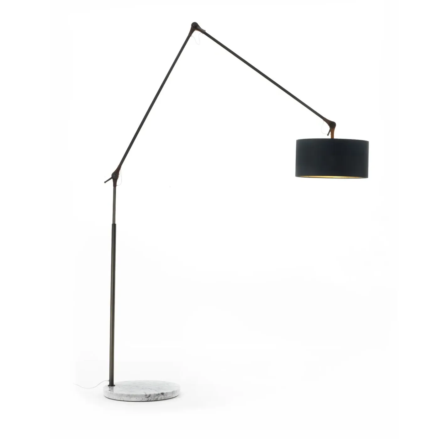 Big Floor Lamp Adjustable - Grey, Walnut