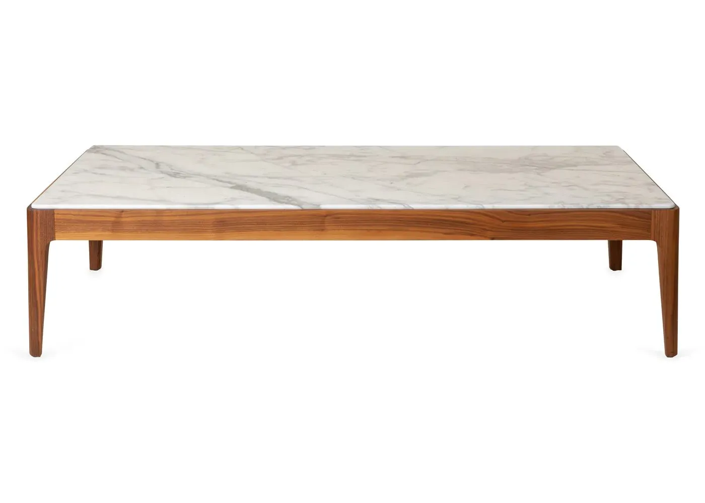 Coffee Table - White Calacatta Gold, Marble image