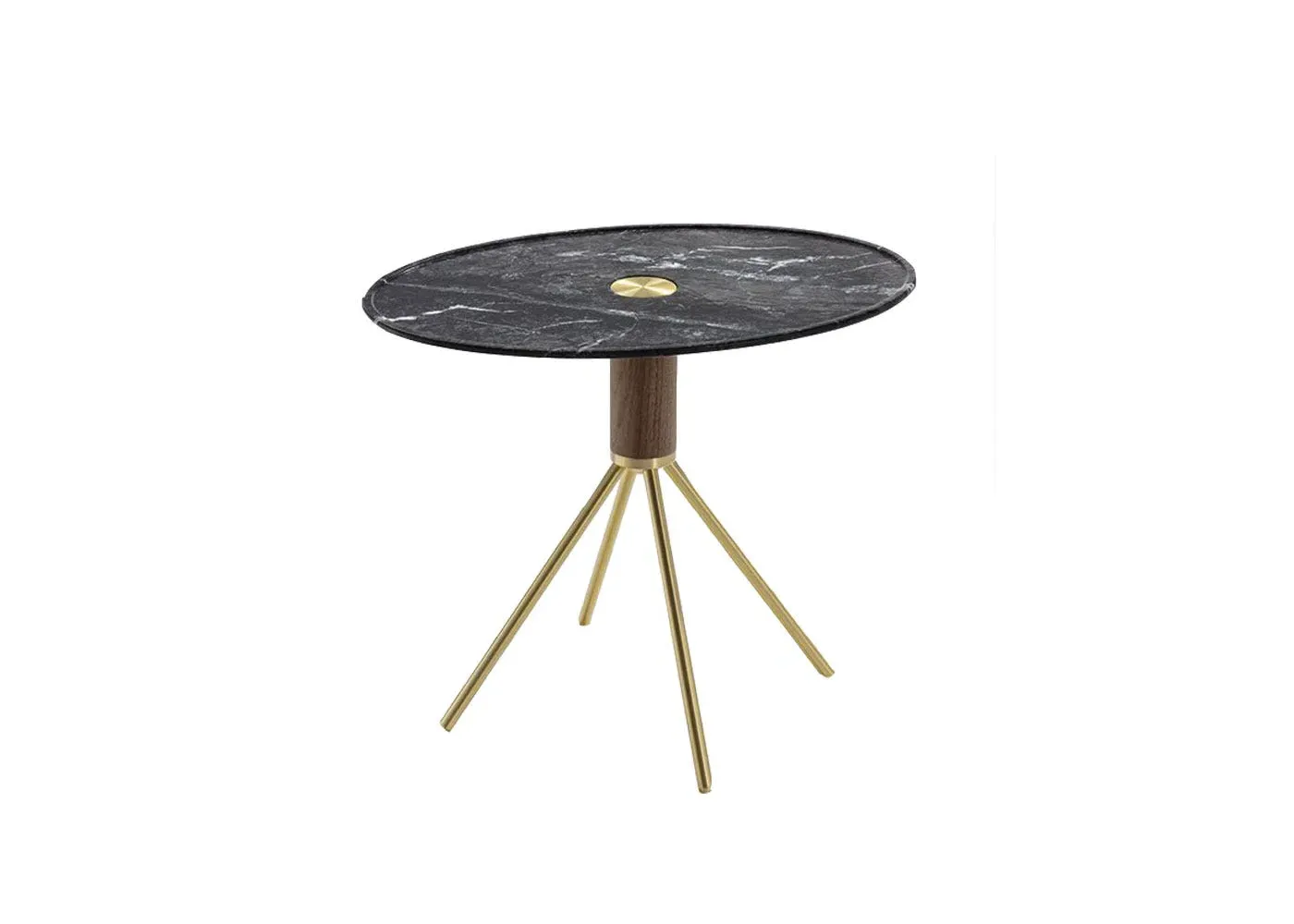 Round Side Table - White image