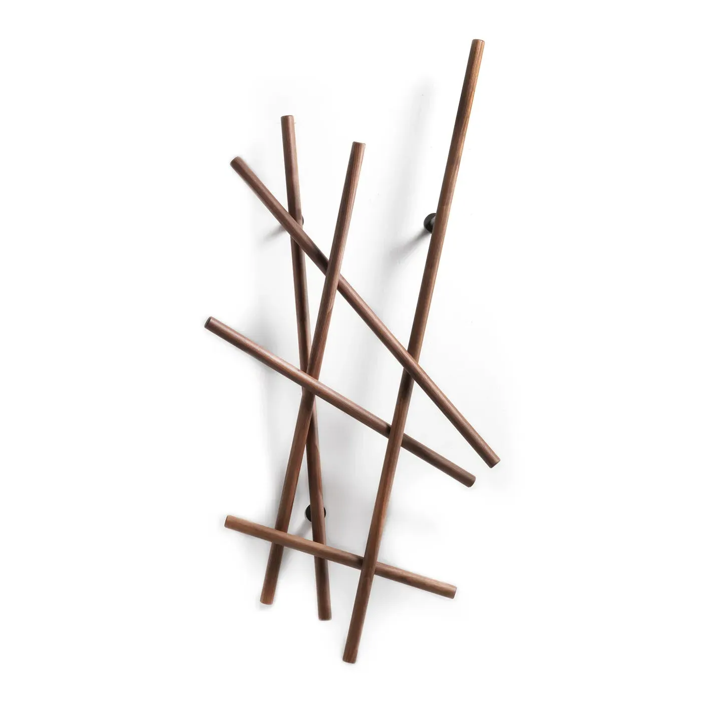 Wall Hanger with Metal Supports - Walnut image