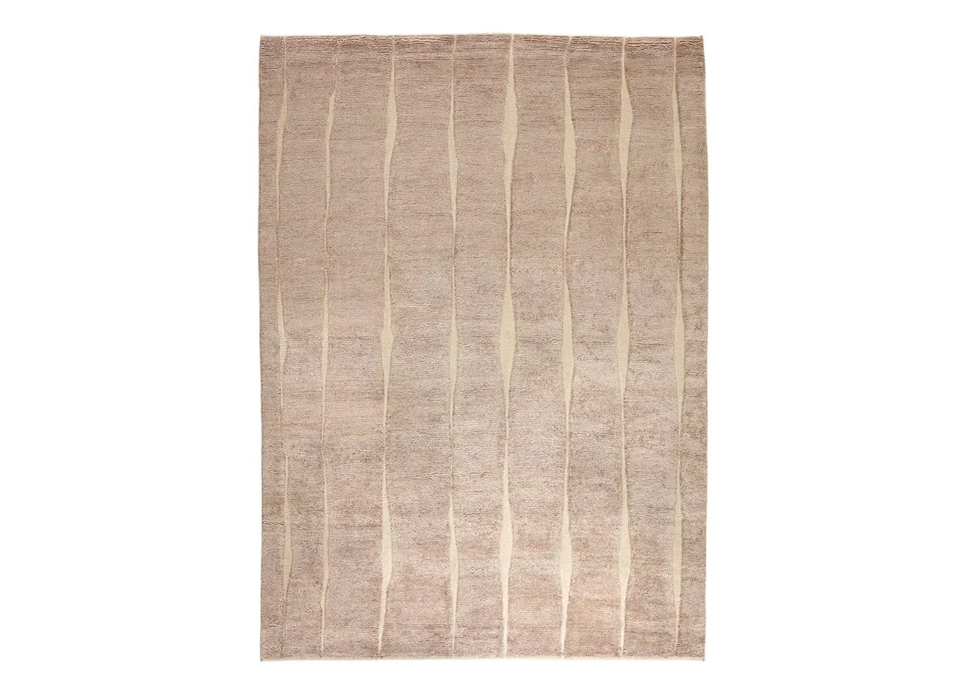 Compact Landscape Rug Stream Pattern - Beige image