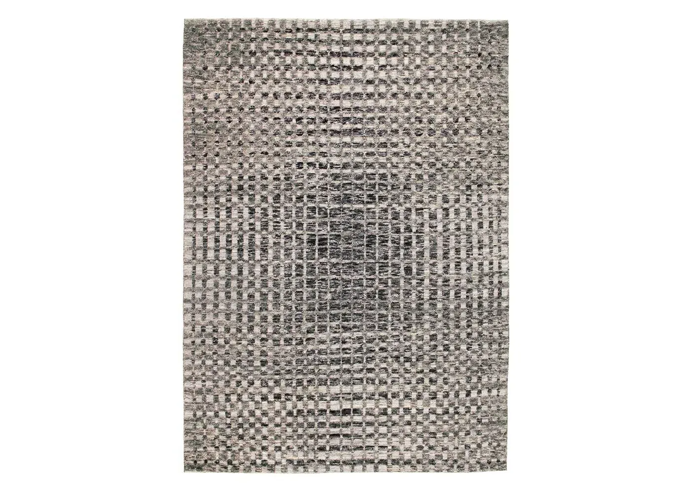 Medium Landscape Cliff Rug - Grey image