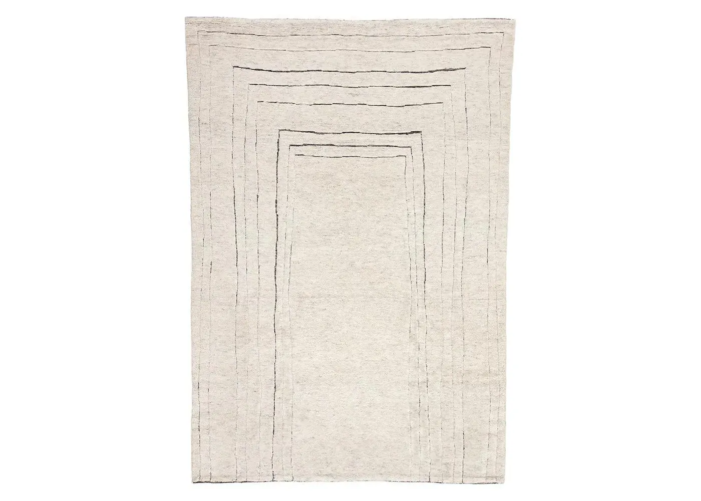 Medium Landscape Desert Rug - Cream image