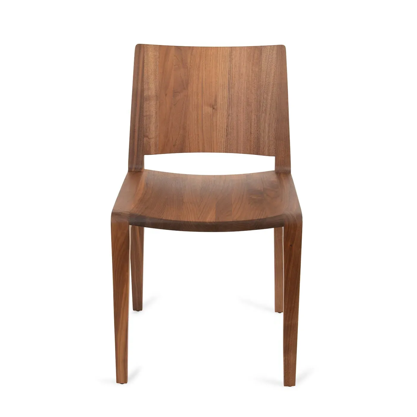 Ergonomic Chair with Low Back - Dark Wood image