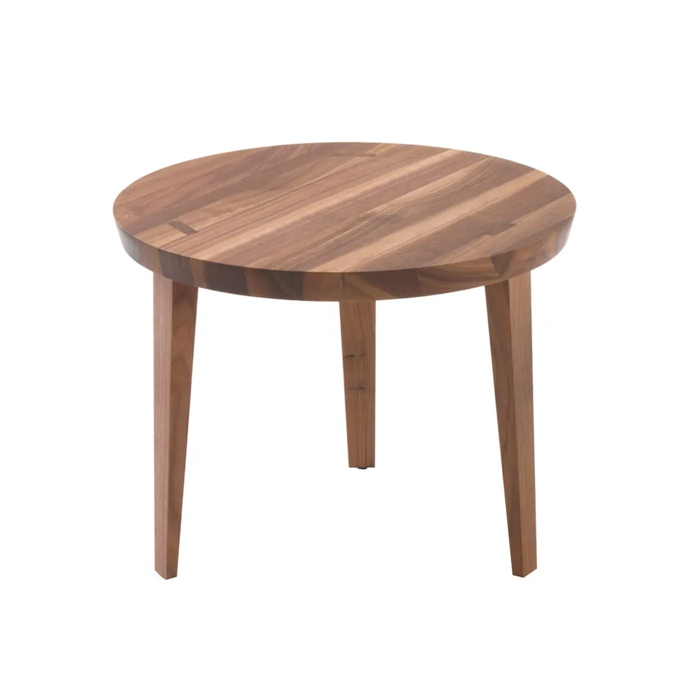 Medium Round Coffee Table - Dark Wood, Walnut
