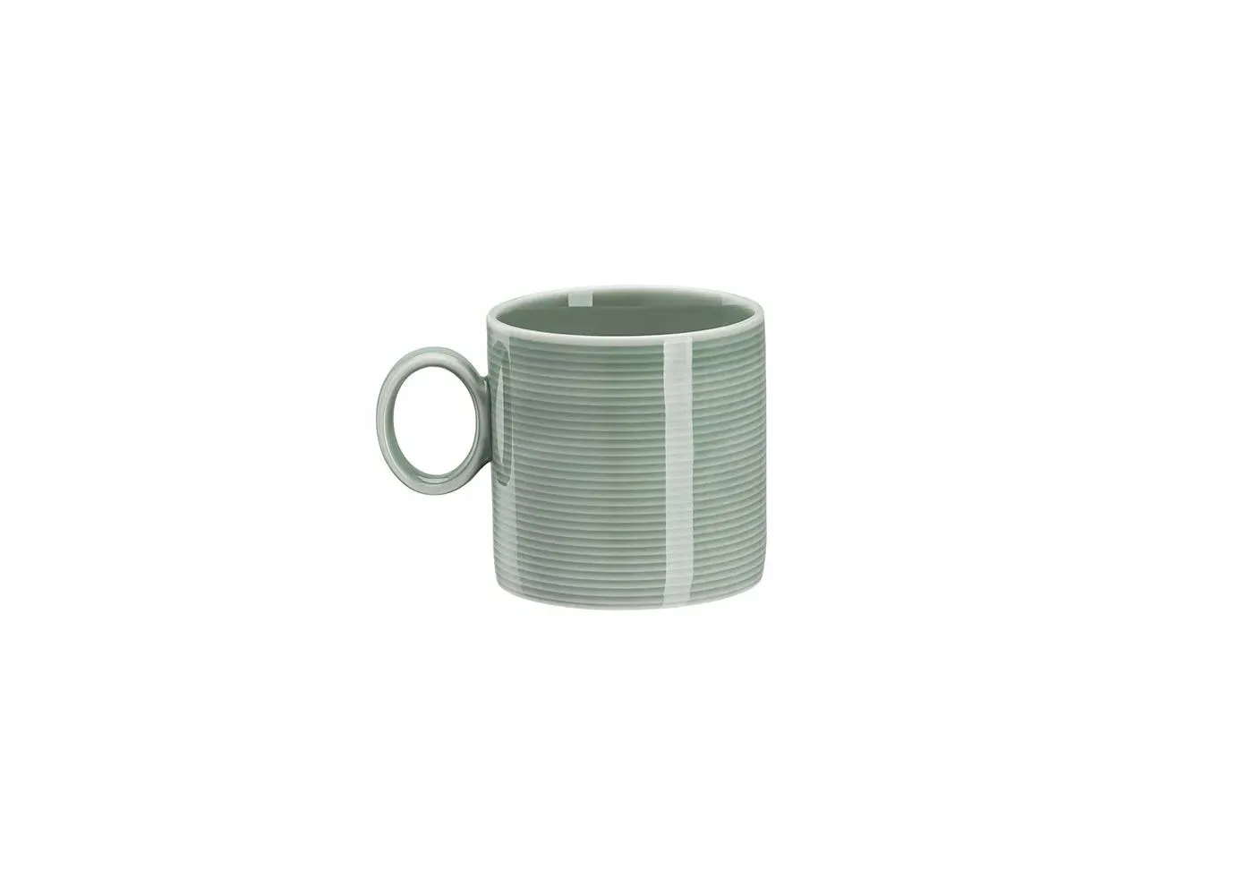 Coffee Mug - Green, Porcelain