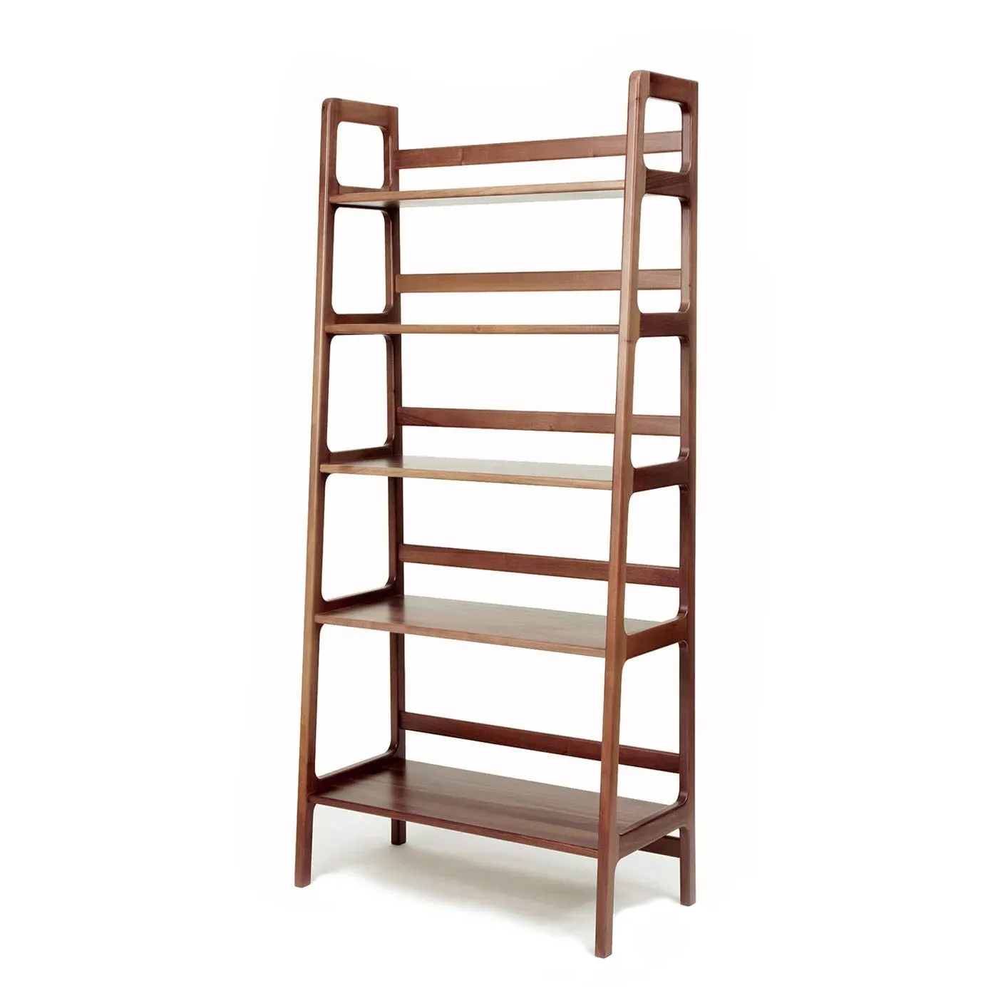 High Shelving Unit - Walnut, Solid Wood