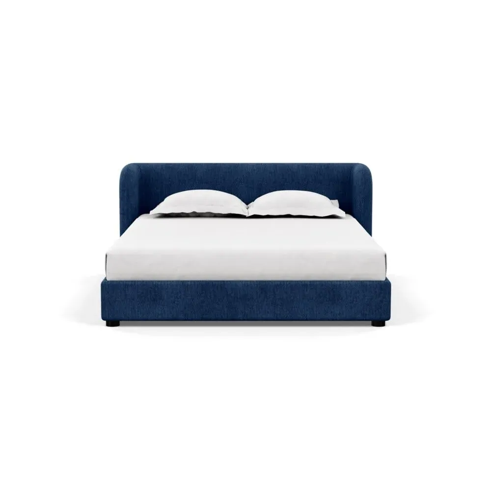 King Size Bed Broad Weave - Blue image