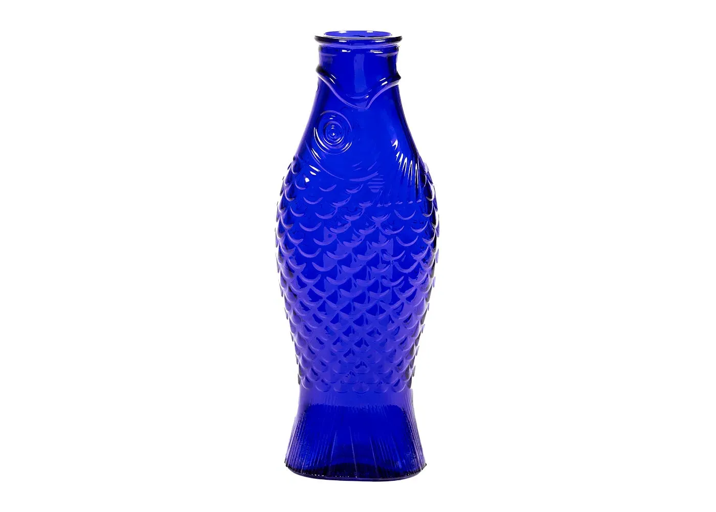 Fish Carafe - Cobalt, Glass image