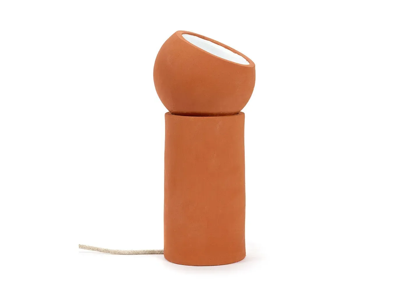 Medium Table Lamp Terra Design - Brown image