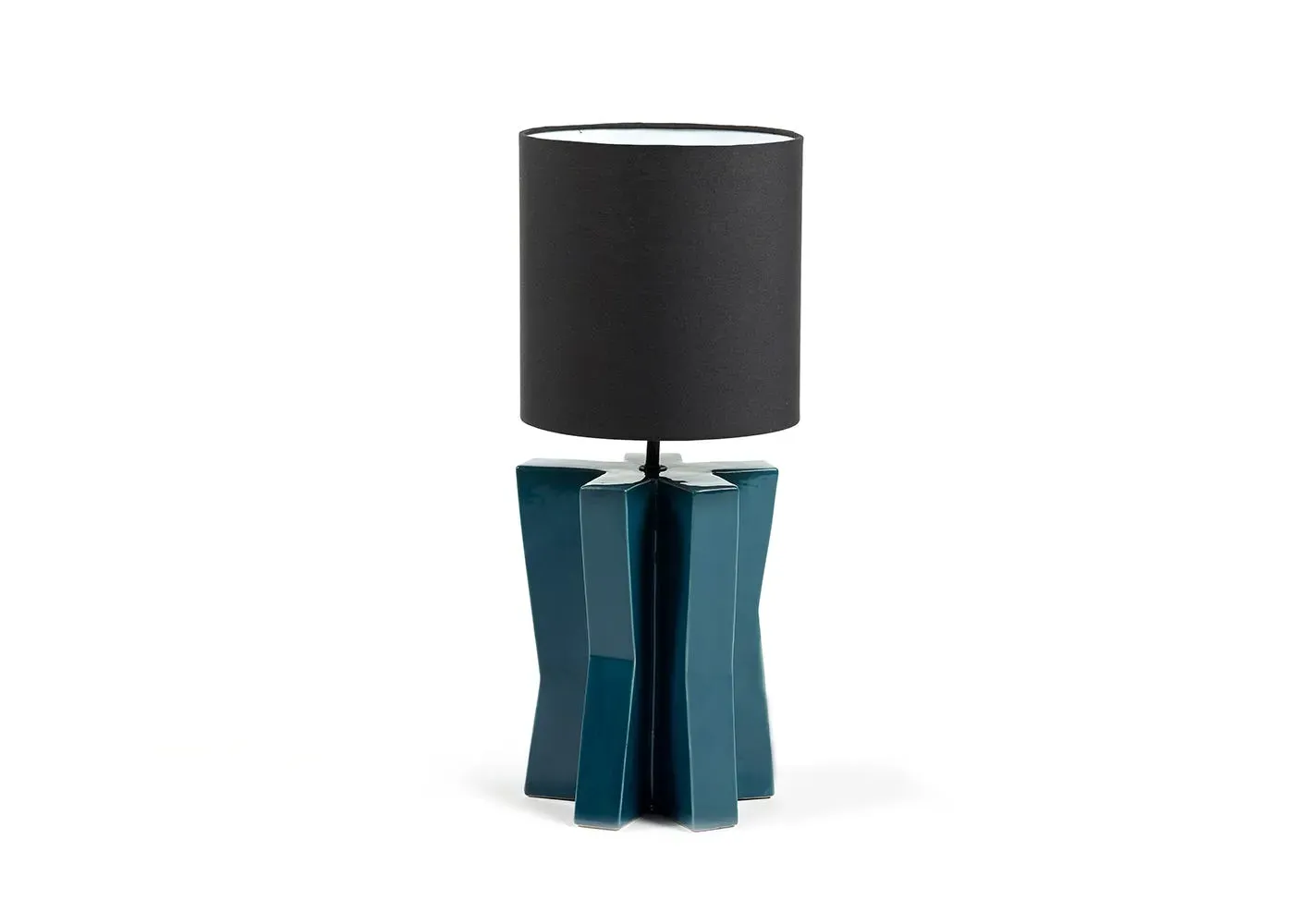 Table Lamp with Dual Tone Design - Blue image