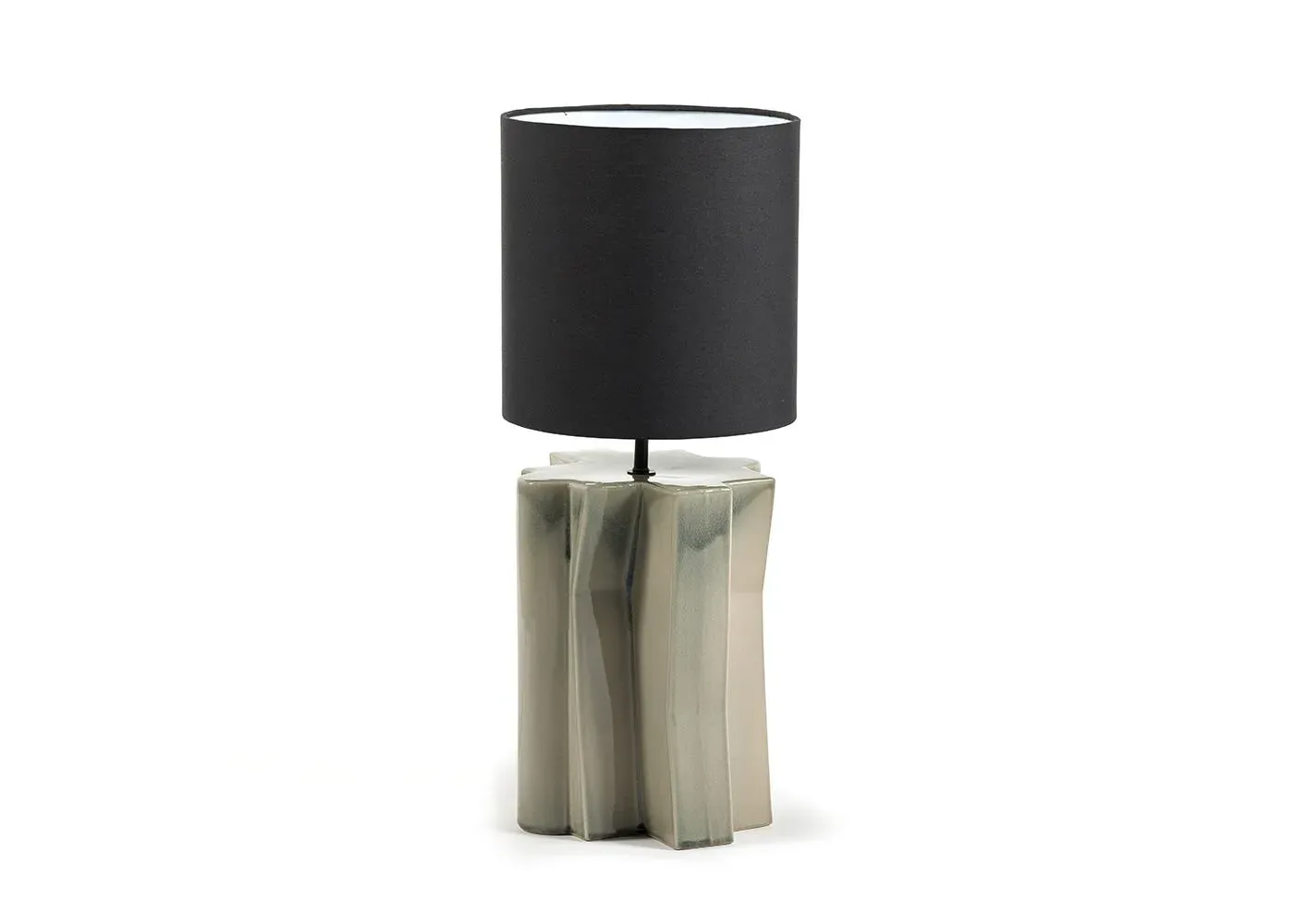 Table Lamp with Dual Tone Design - Grey