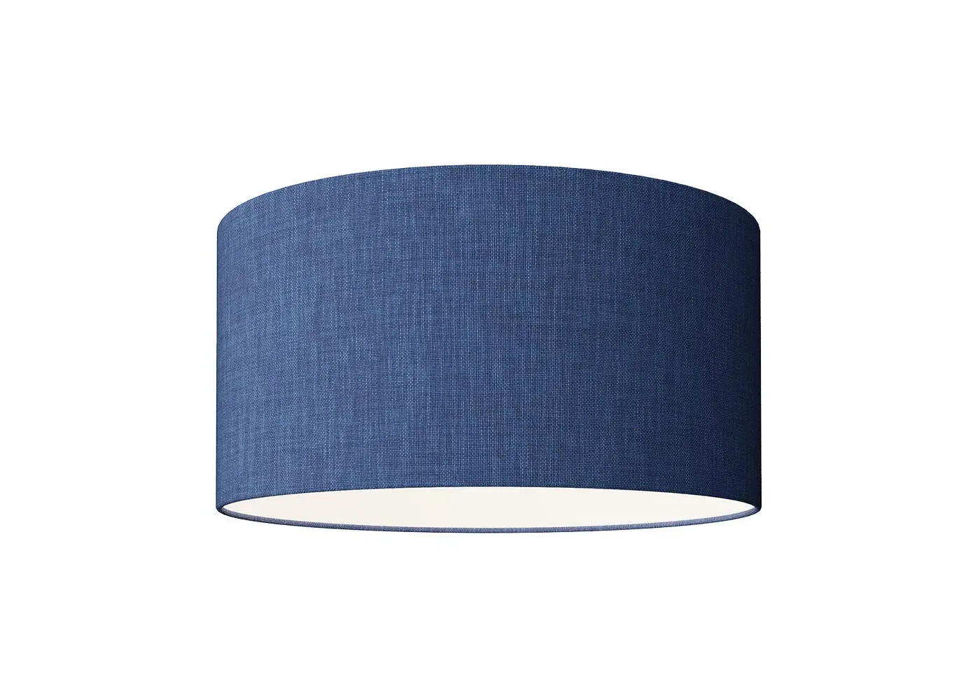 Large Drum Lampshade - Navy Blue