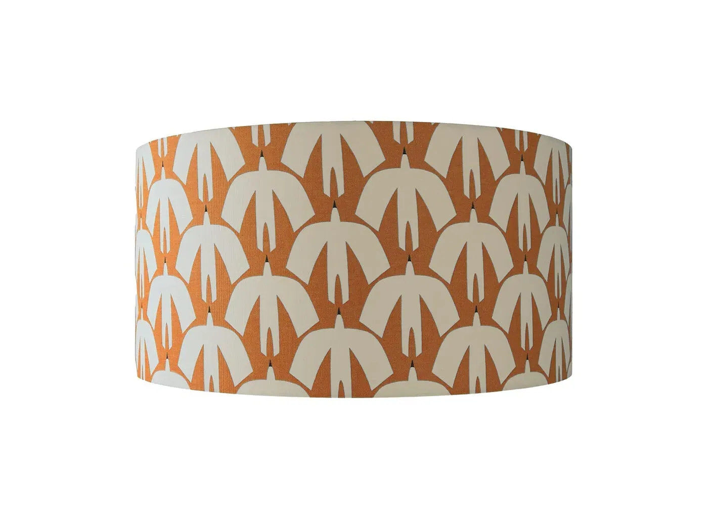 Large Drum Lampshade - Orange