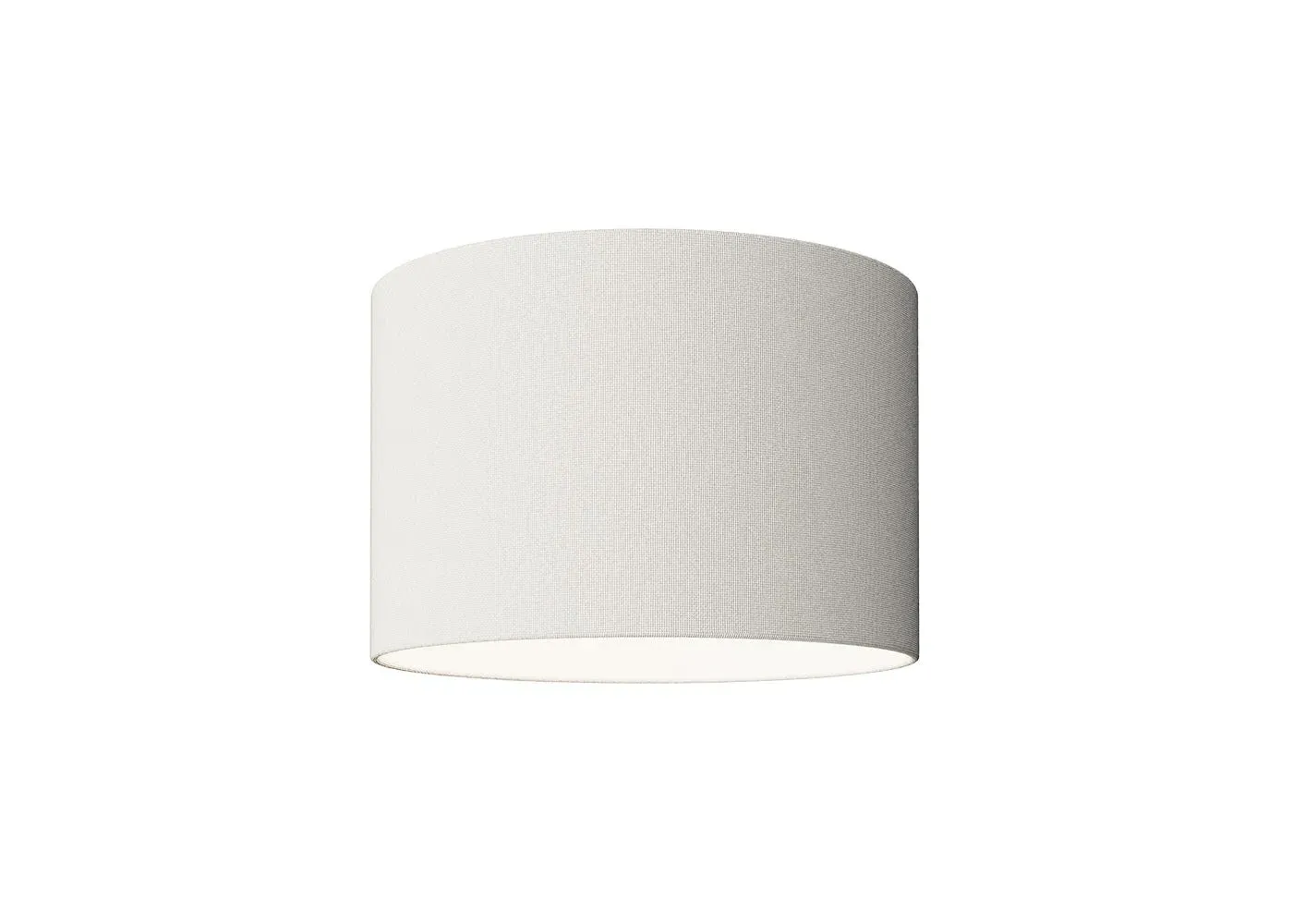 Large Drum Lampshade - White