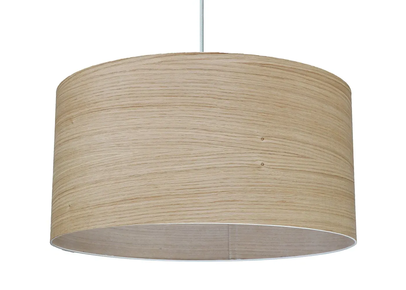 Large Lamp Shade - Light Wood, Oak Veneer