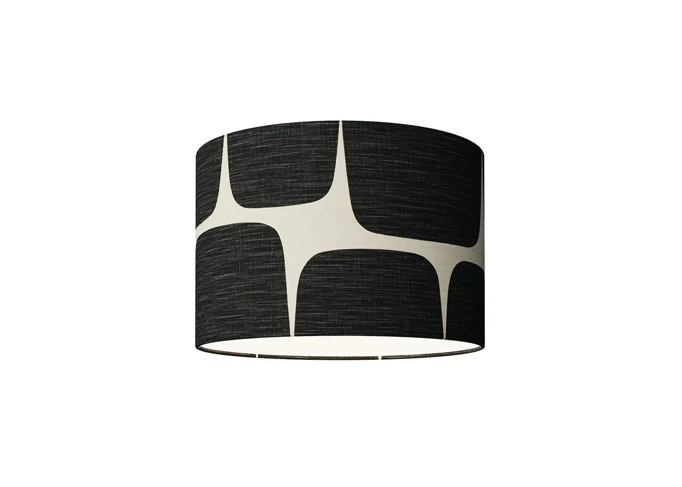 Medium Drum Lampshade - Black