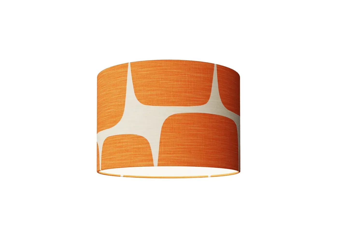 Medium Drum Lampshade - Orange