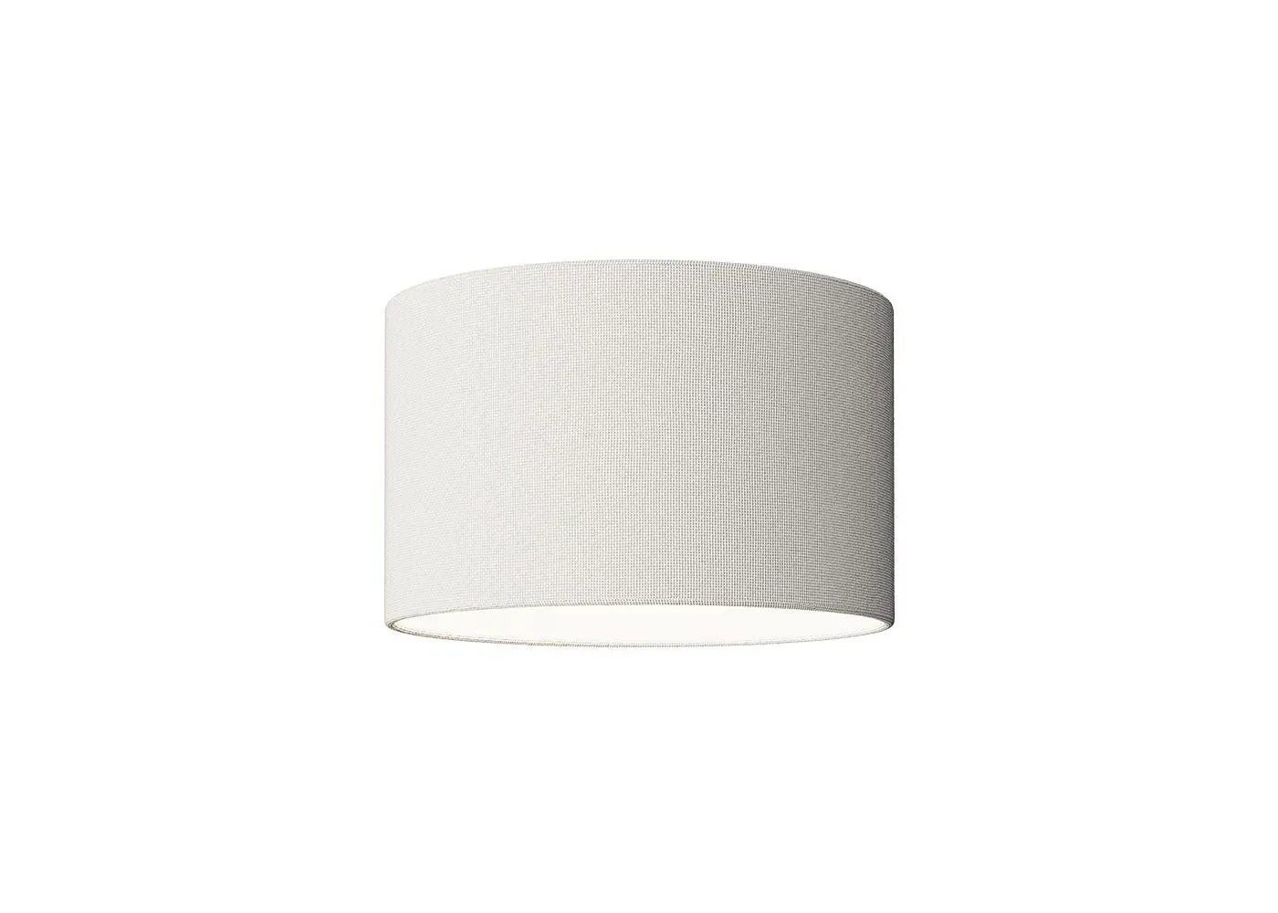 Medium Drum Lampshade - White