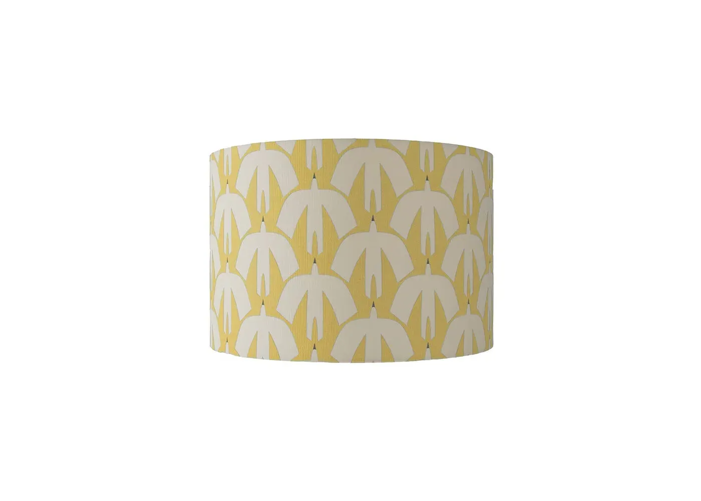 Medium Drum Lampshade - Yellow, Fabric