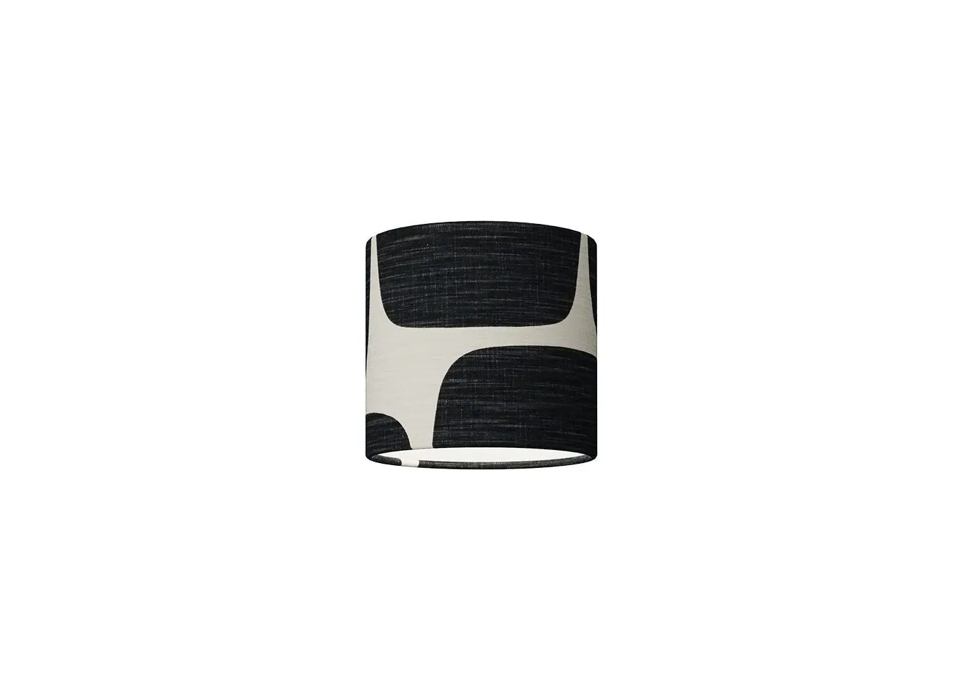 Mini Drum Lampshade - Black image