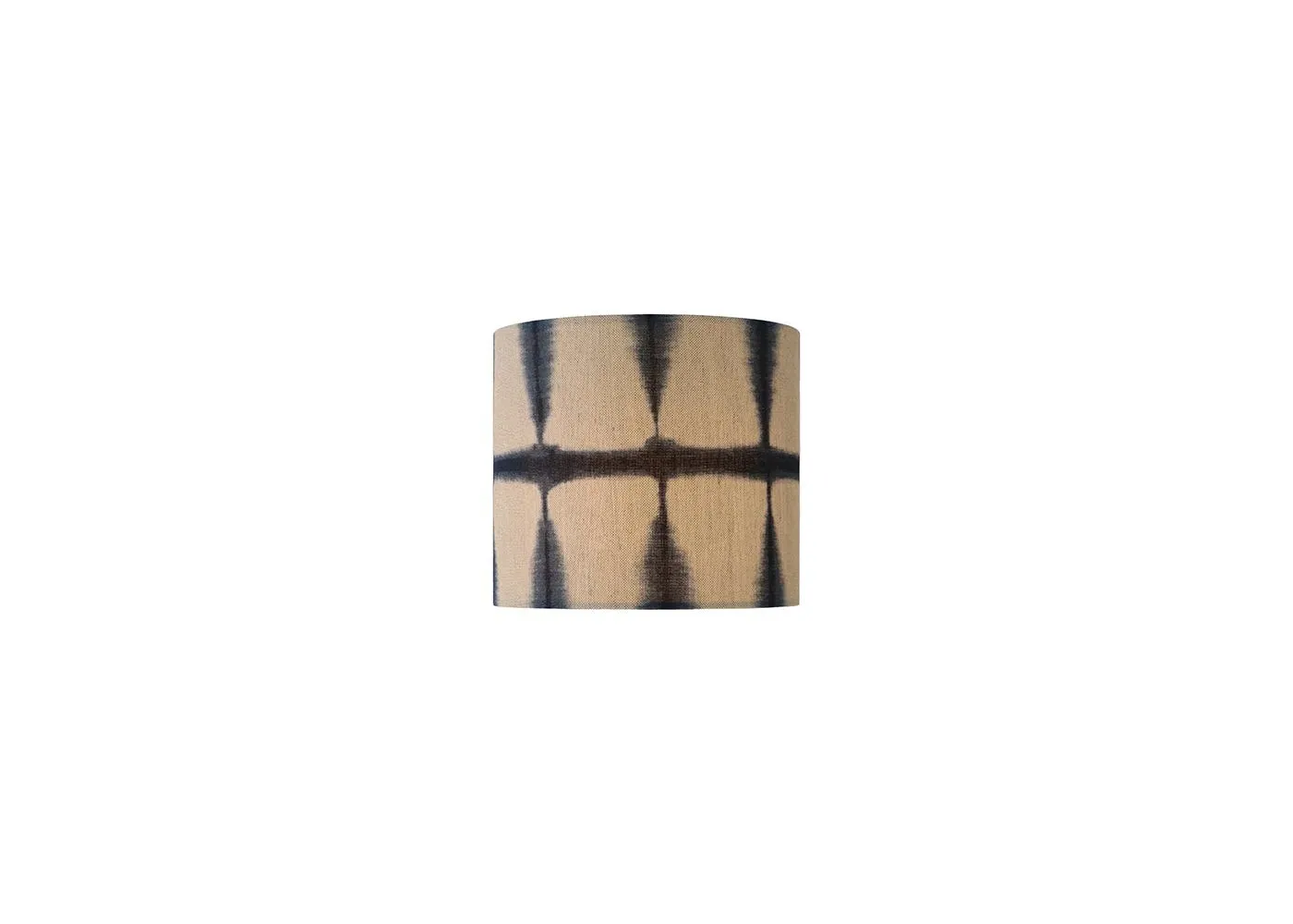 Mini Shibori Lampshade - Indigo, Linen image