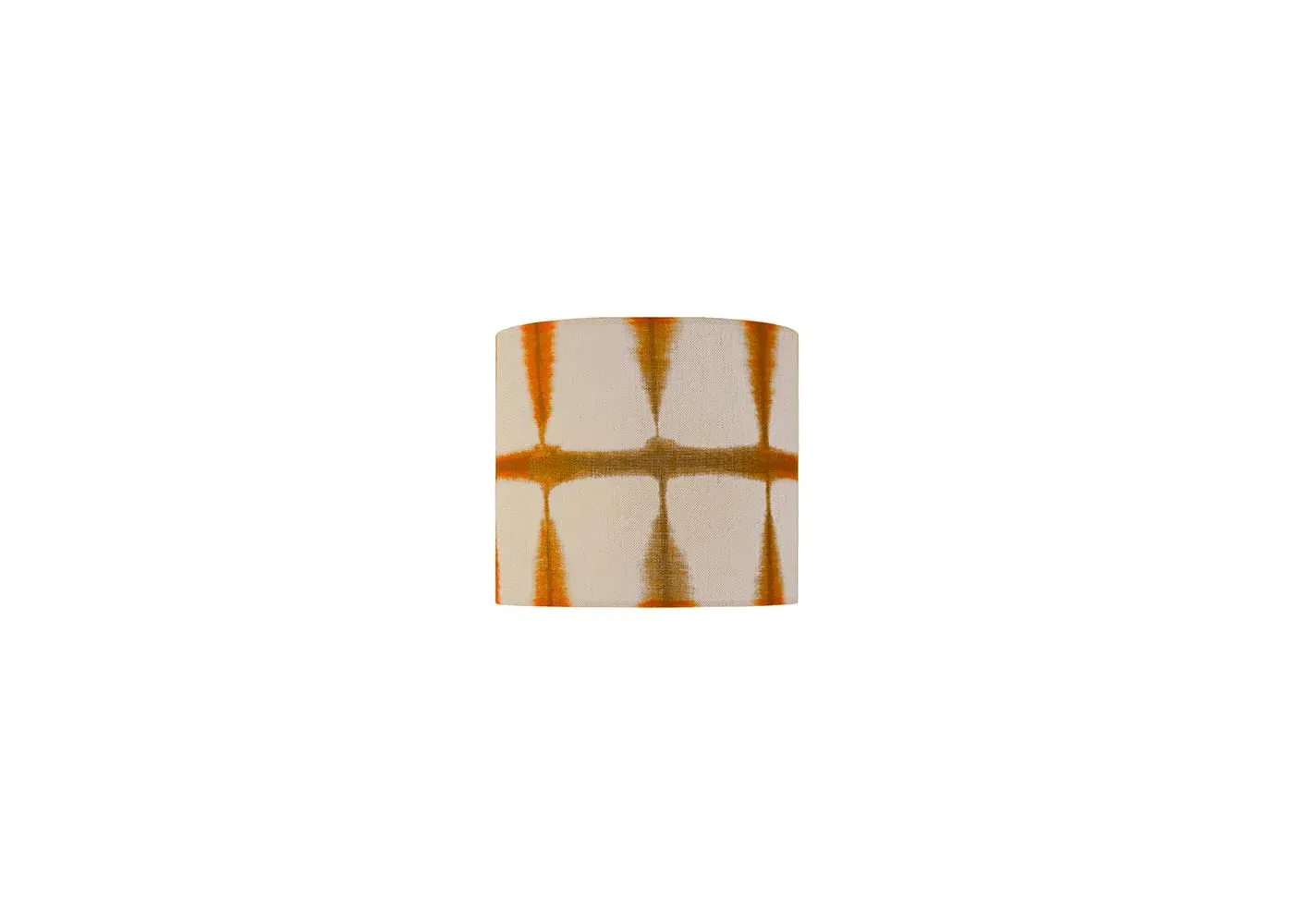 Mini Shibori Lampshade - Orange, Linen image