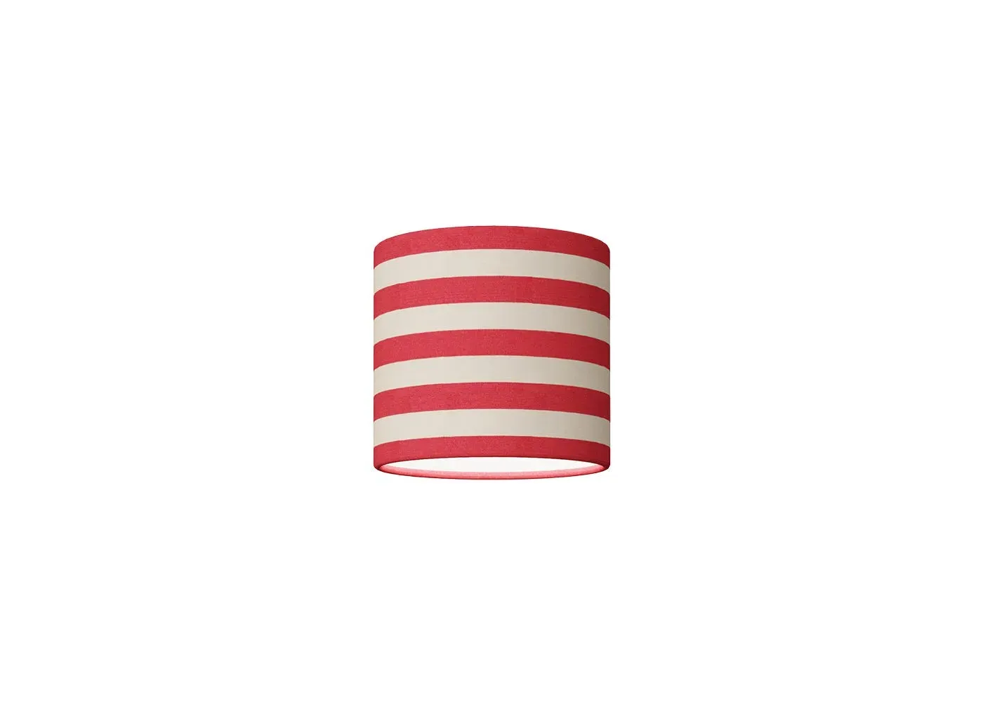 Mini Stripe Lampshade - Red image