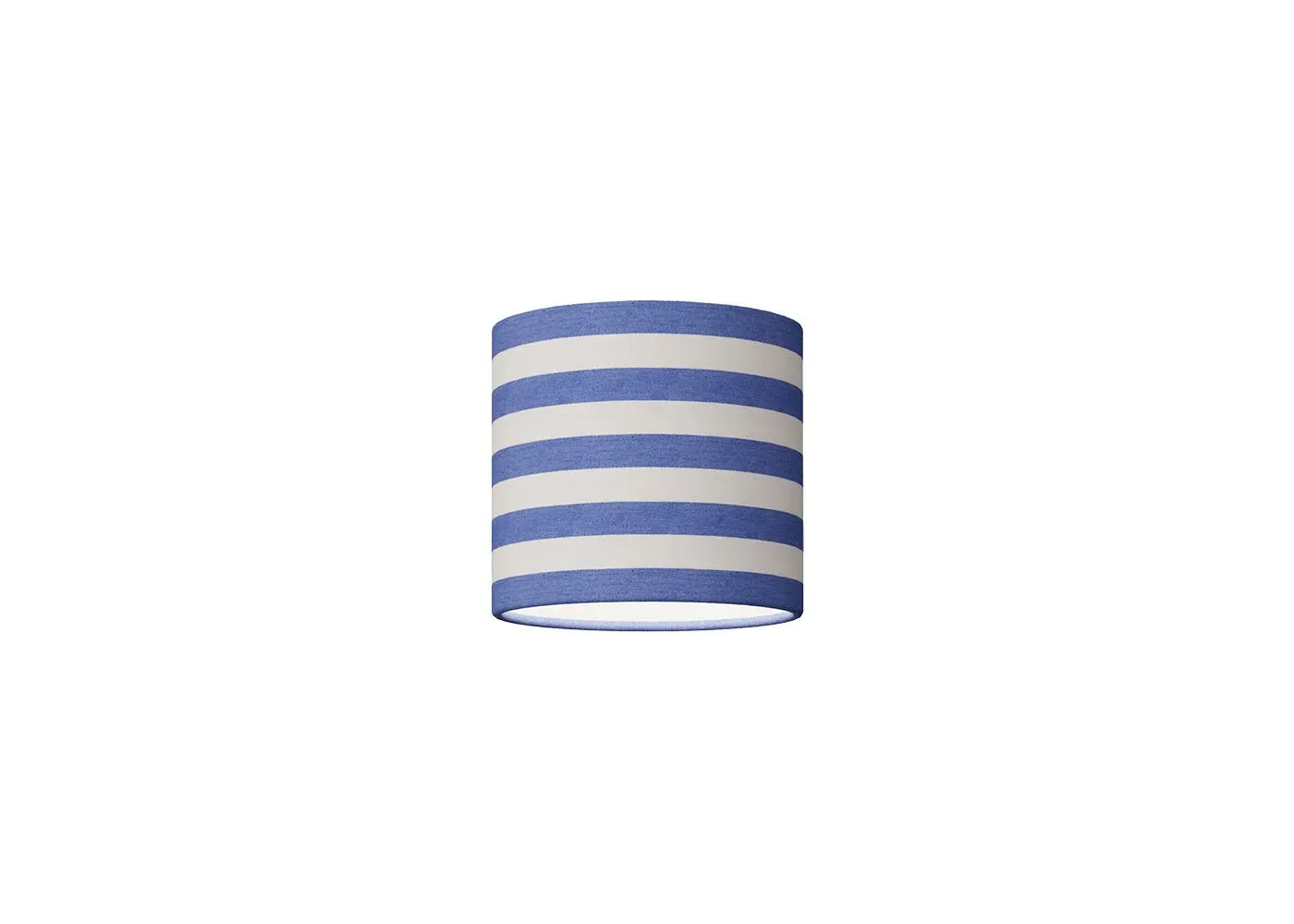 Mini Striped Lampshade - Navy Blue image