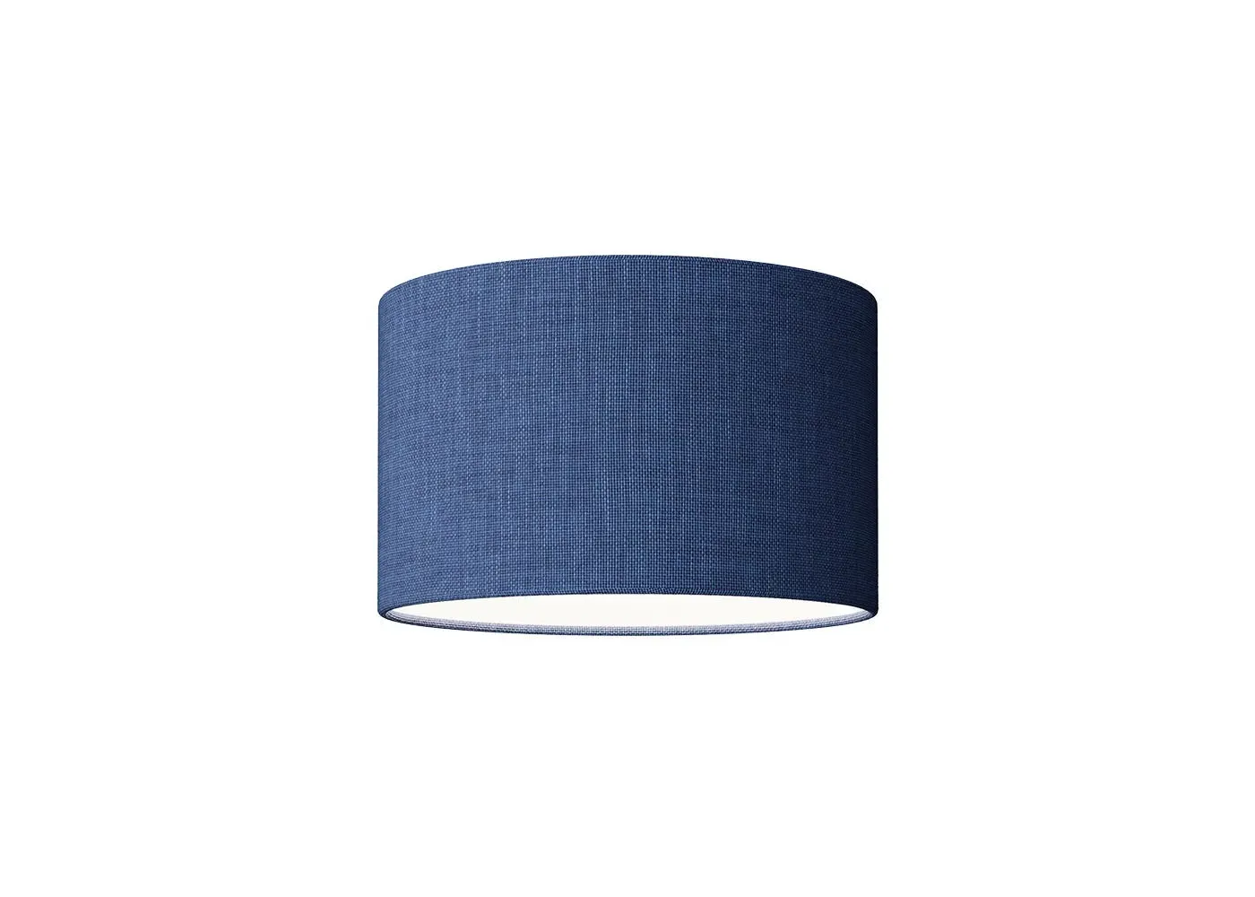 Small Drum Lampshade - Navy Blue
