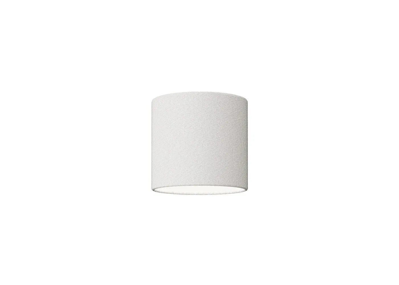 Small Drum Lampshade - White image