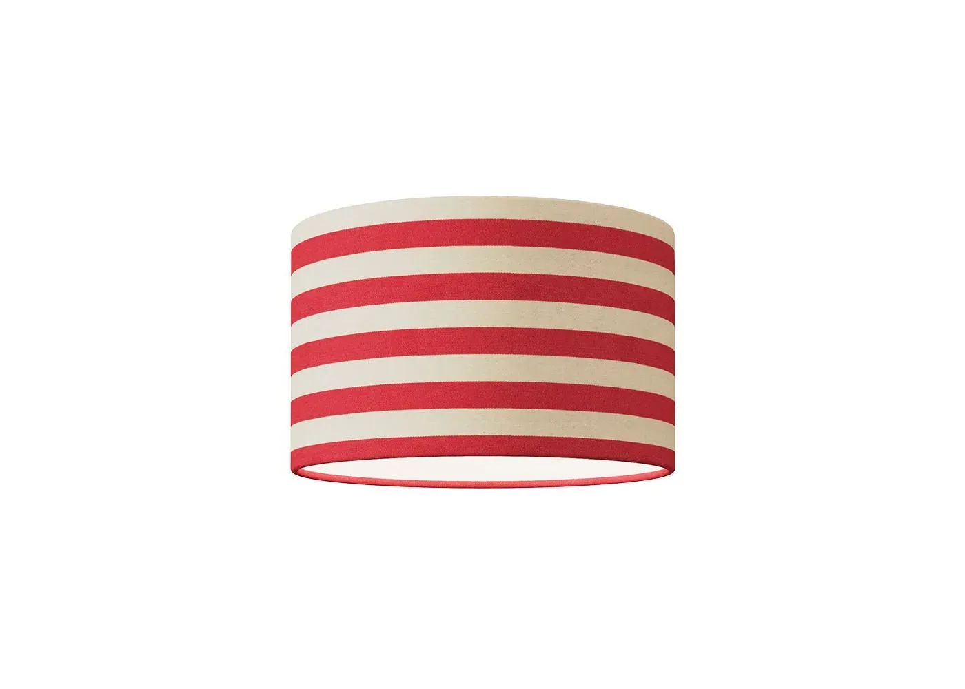 Small Stripe Lampshade - Red