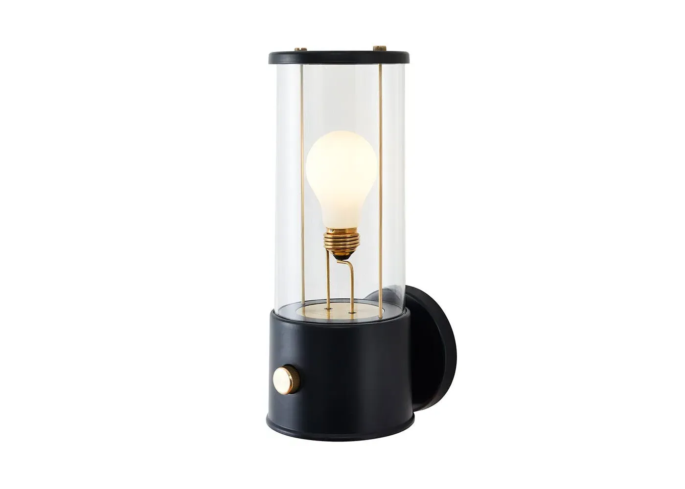 LED Wall Light with Hackles Design - Black image