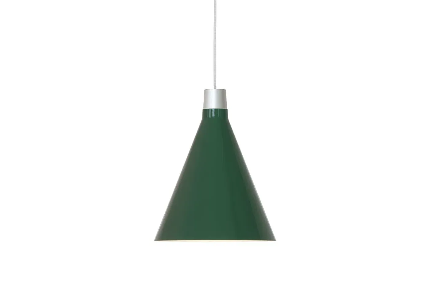 Small Pendant Light with Sphere Bulb - Green image