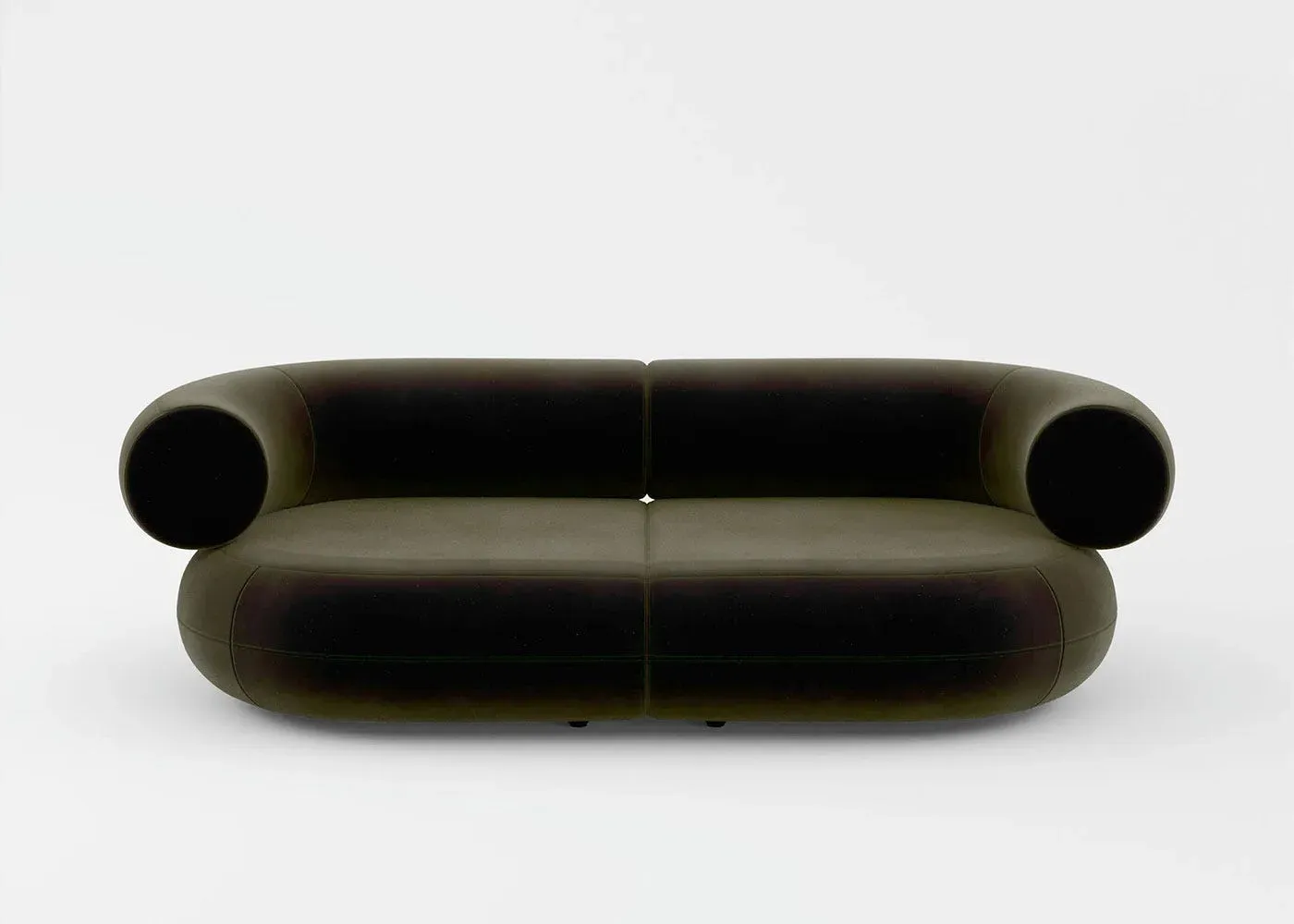 2-Seater Sofa - Forest, Velvet