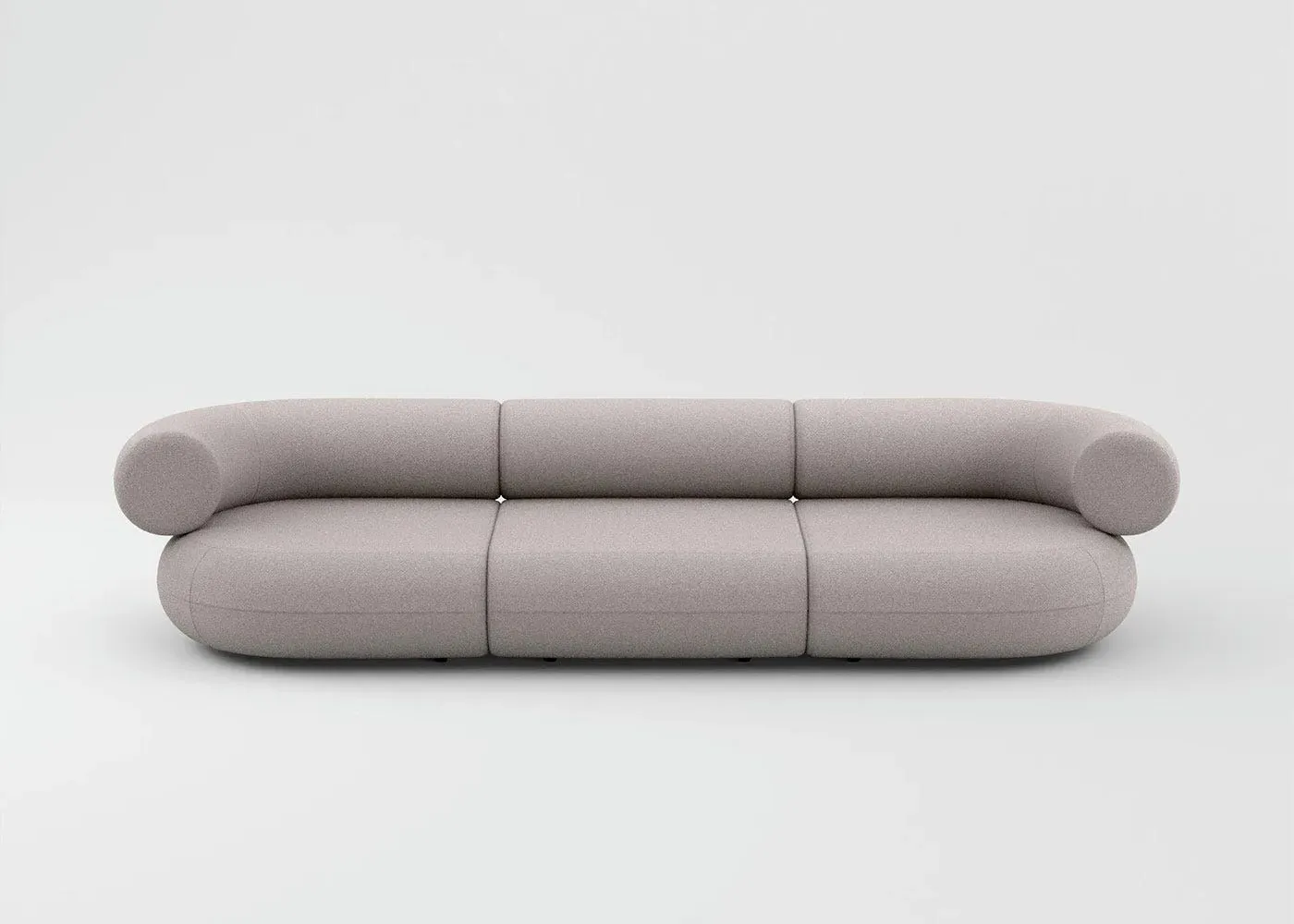 3-Seater Sofa - Natural, Boucle Fabric