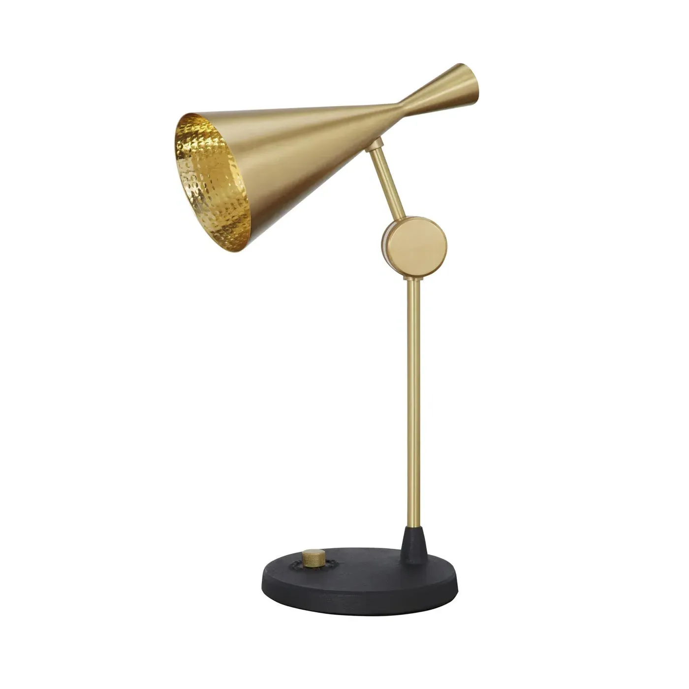 Beat Table Lamp with Dimmer - Brass