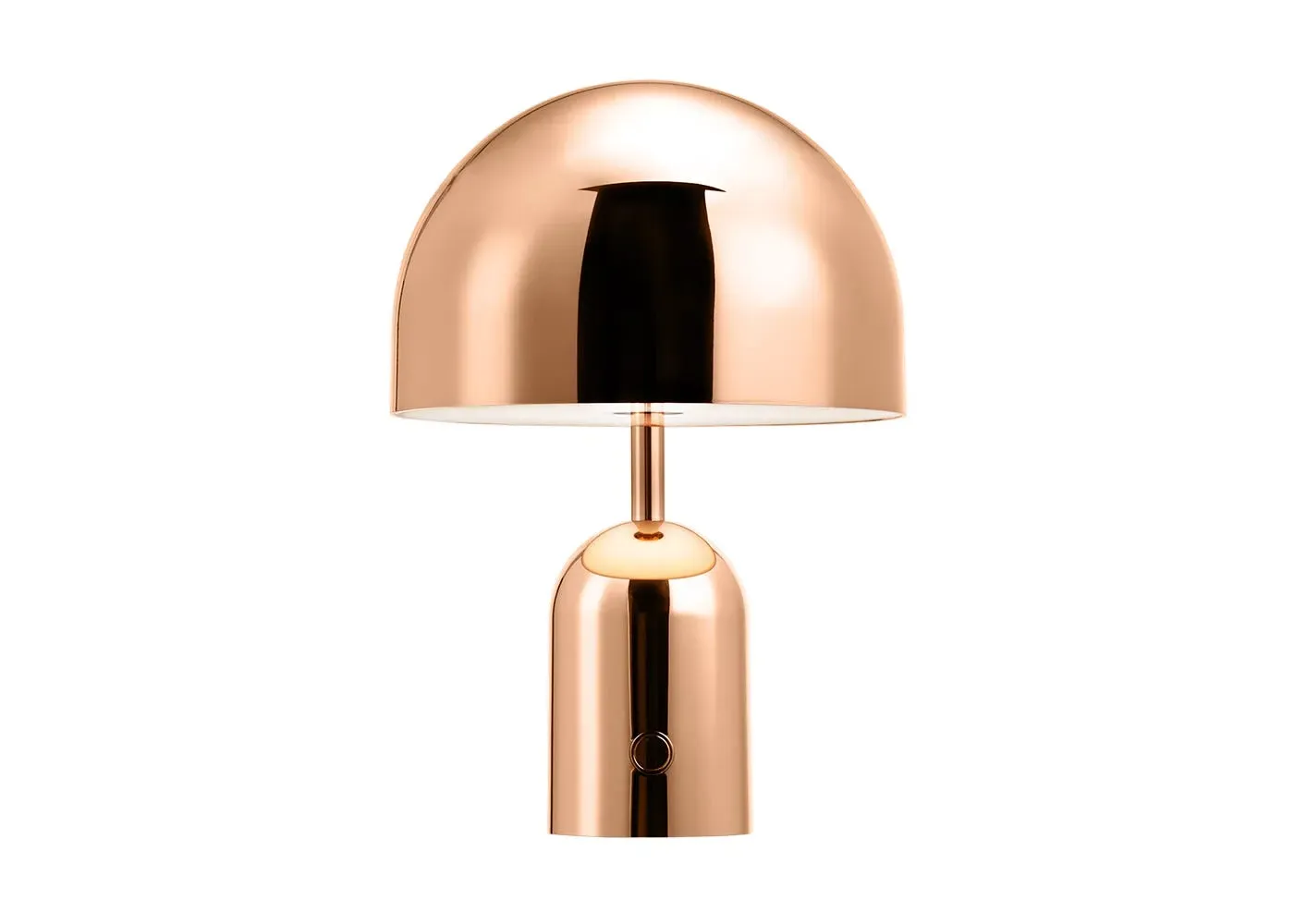 Bell LED Portable Table Lamp - Copper
