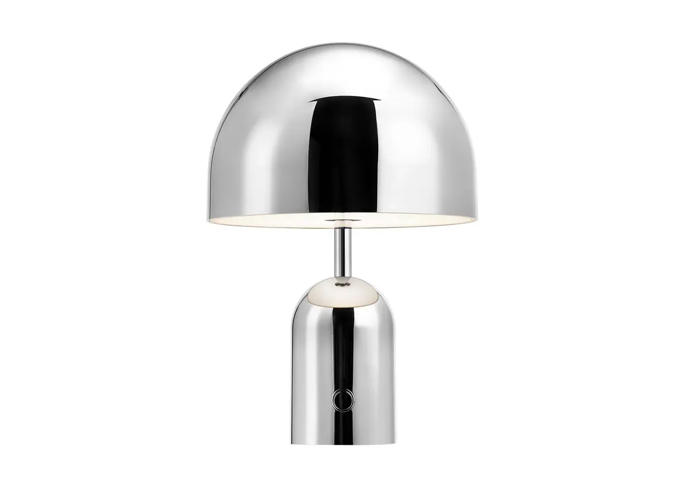 Bell LED Portable Table Lamp - Silver