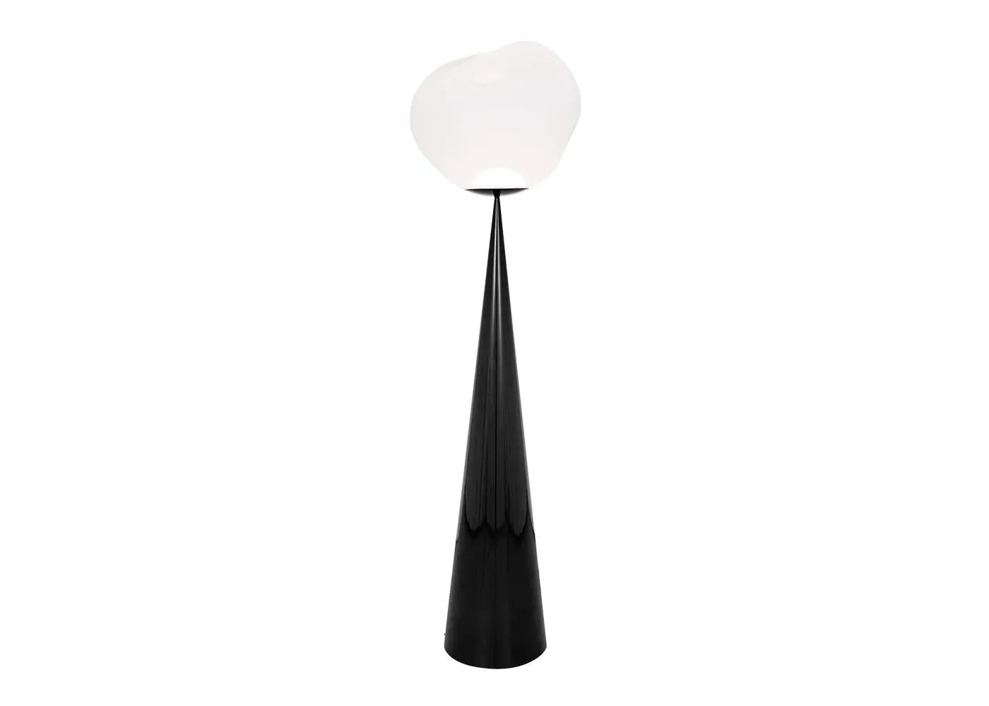 Cone Floor Lamp with LED - Opal image