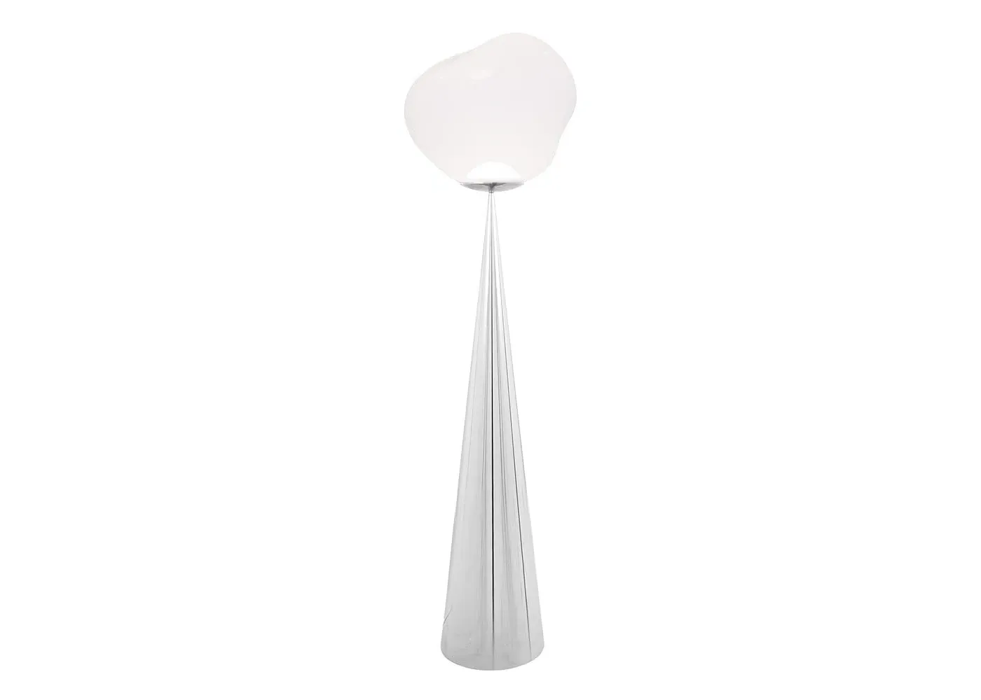 Cone Floor Lamp with LED - Opal