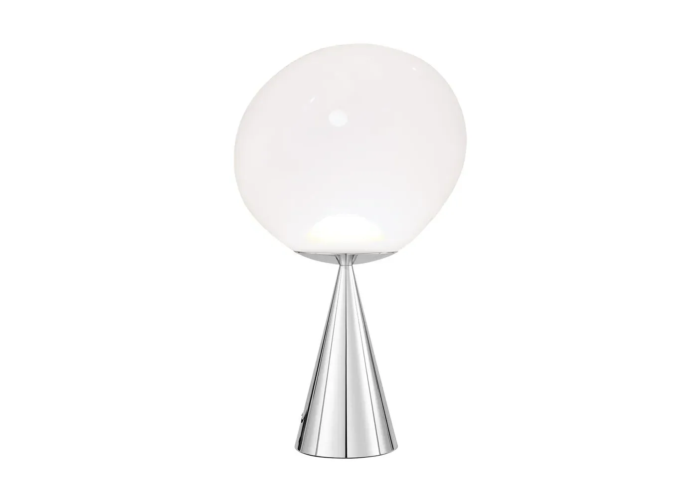 Cone LED Table Lamp with Melt Finish - Opal