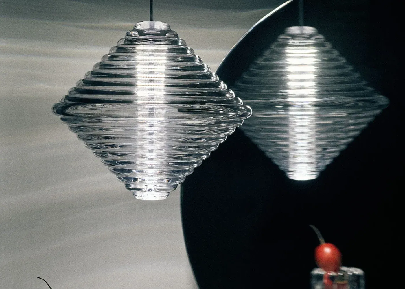 Cone Pendant Light - Clear Glass