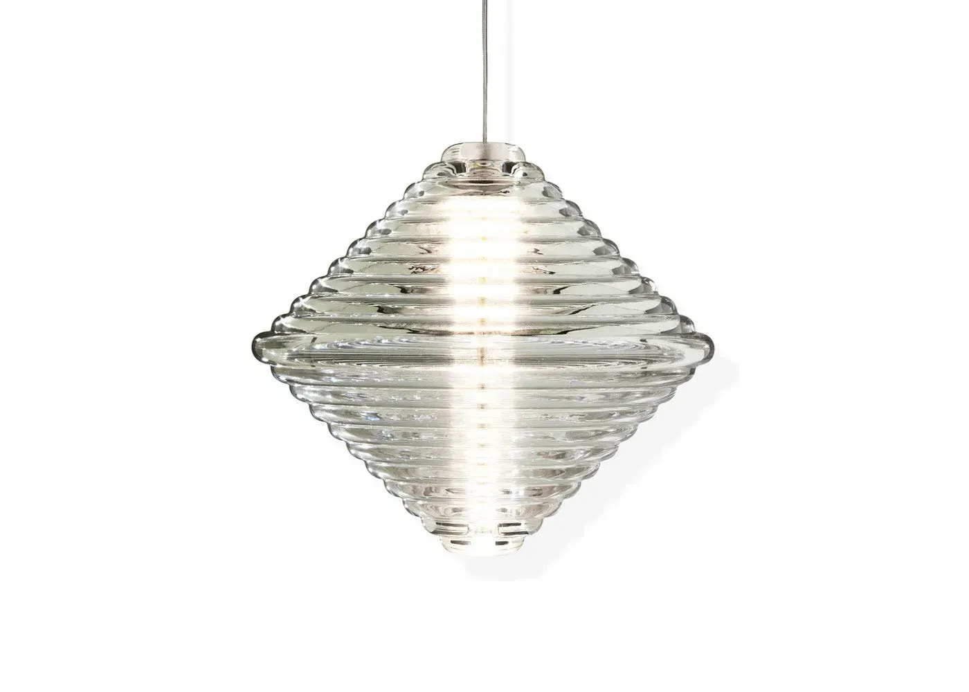 Cone Pendant Light - Clear Glass image
