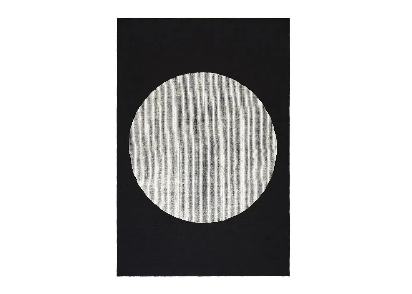 Disc Rug - Black image